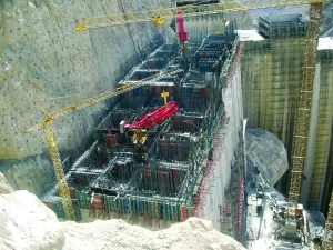 پروژه سازه آبگیر نیروگاه سد کارون4